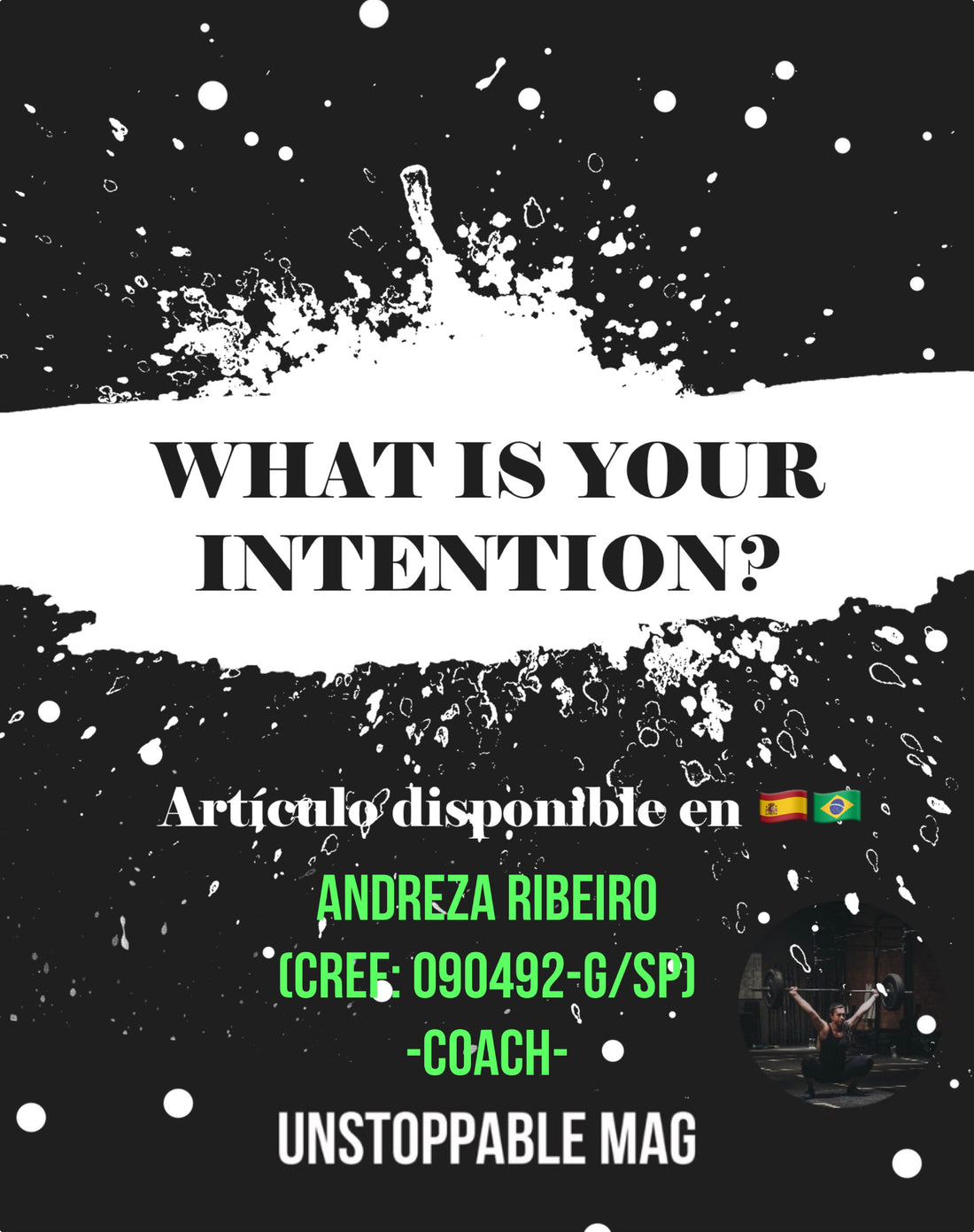 Qual a sua intenção? - por  Andreza Ribeiro- (CREF: 090492-G/SP)Coach.