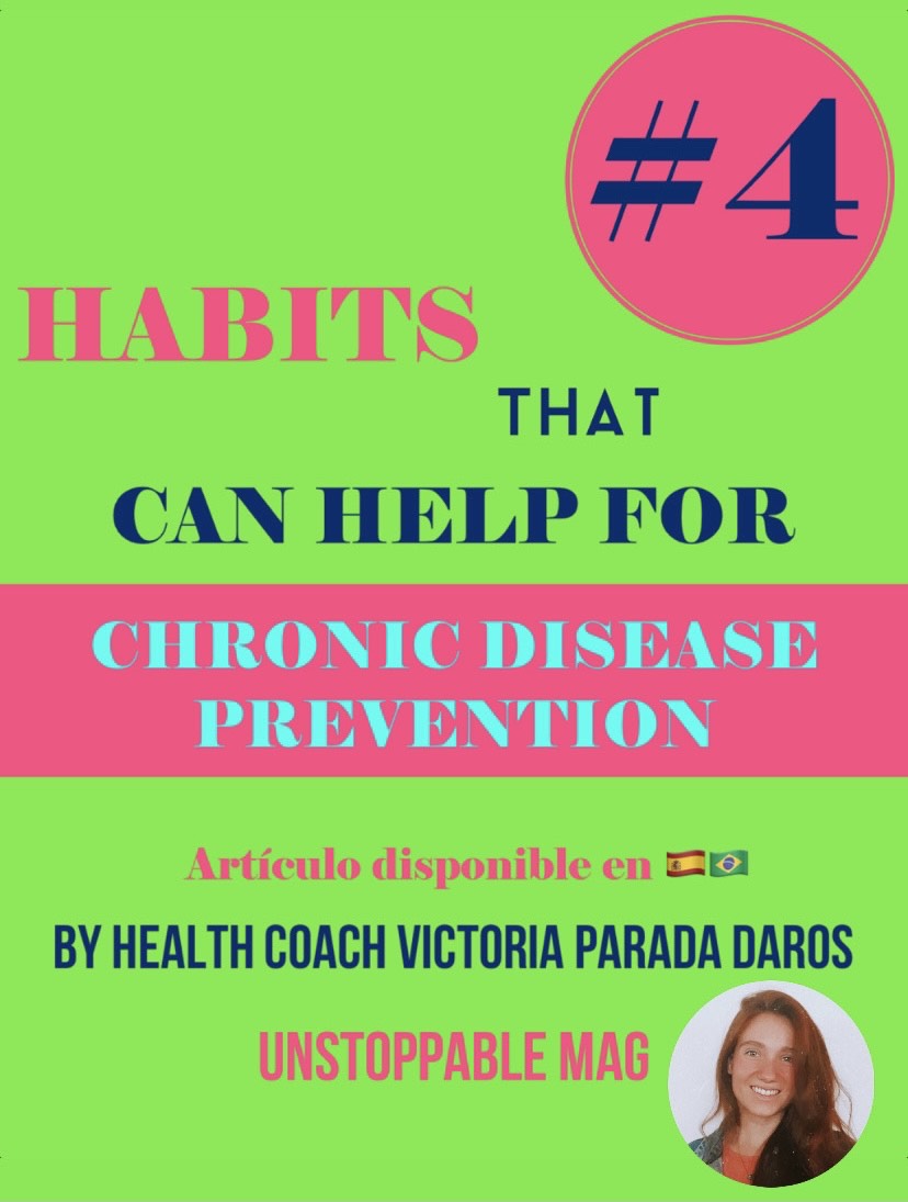 #4 Habits that Can Help for Chronic Disease Prevention by Health Coach VPD.